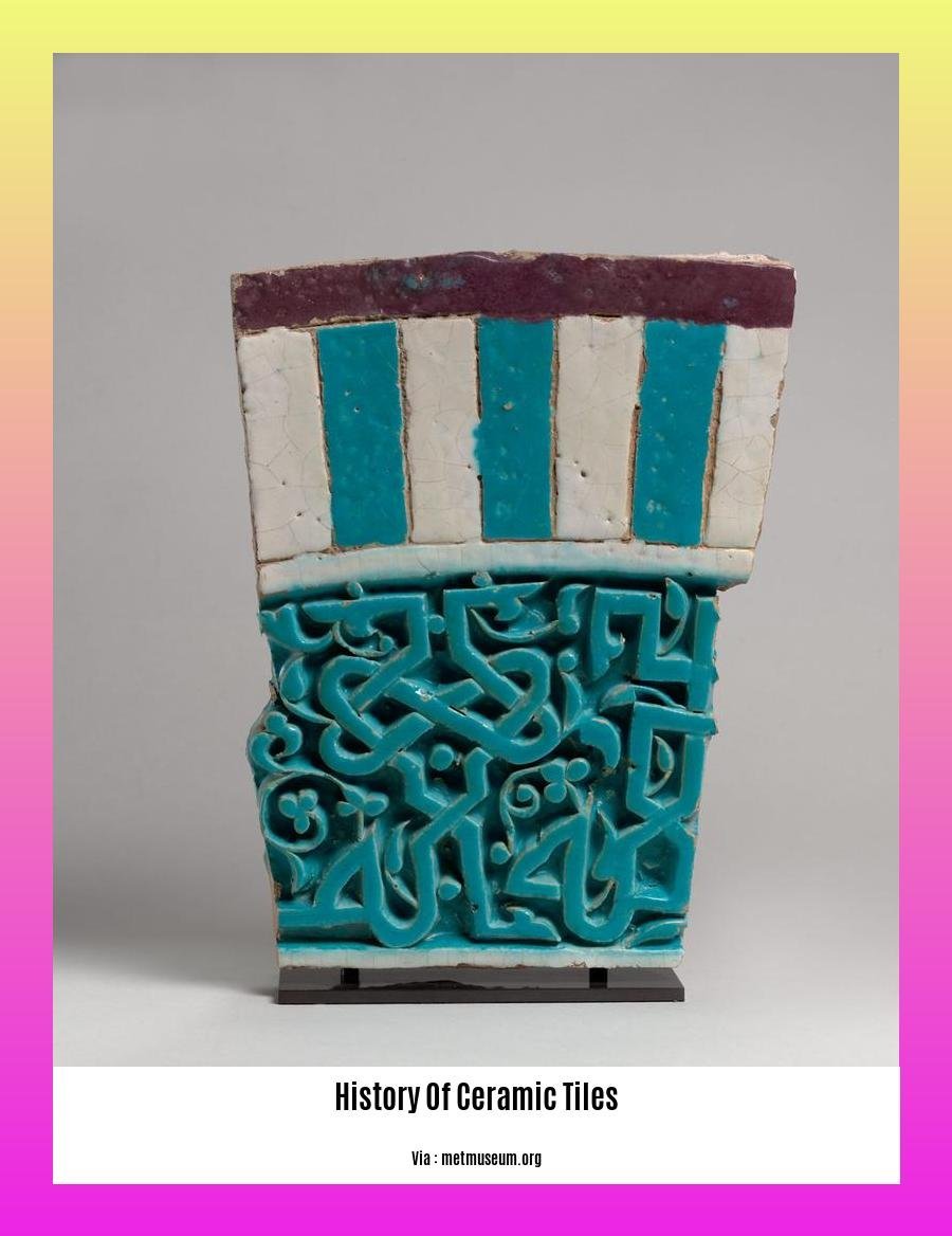 history of ceramic tiles