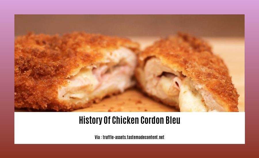 history of chicken cordon bleu 2