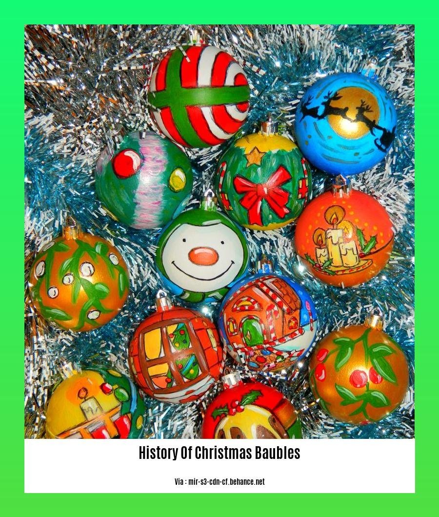 A Journey Through Time The History of Christmas Baubles