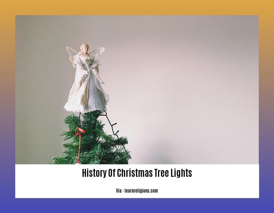 Origin Of Christmas Tree Lights 