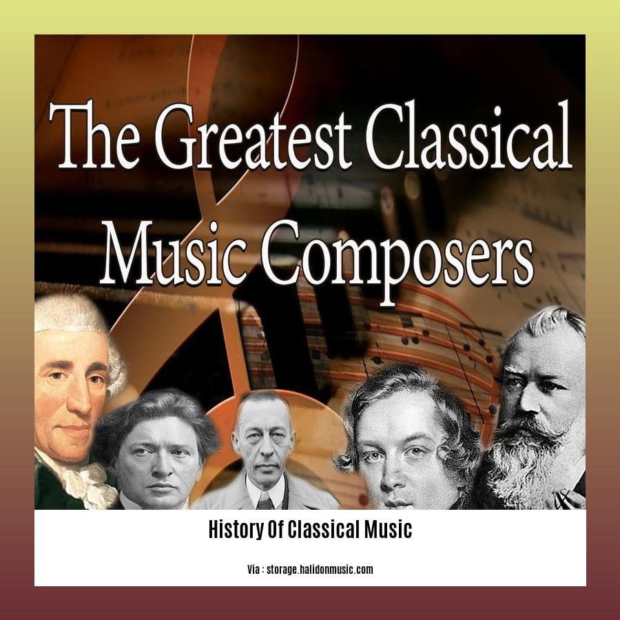 history of classical music