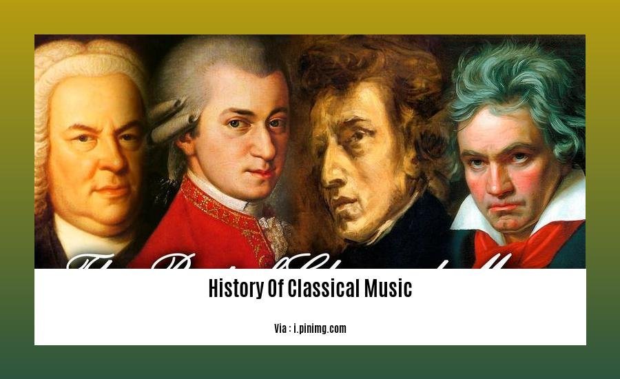 history of classical music