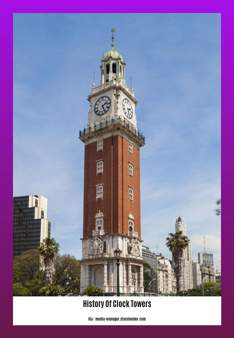 history of clock towers