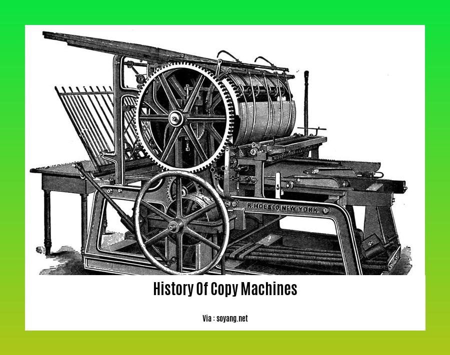 history of copy machines