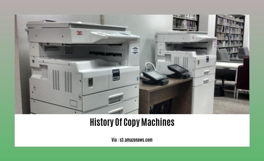 history of copy machines