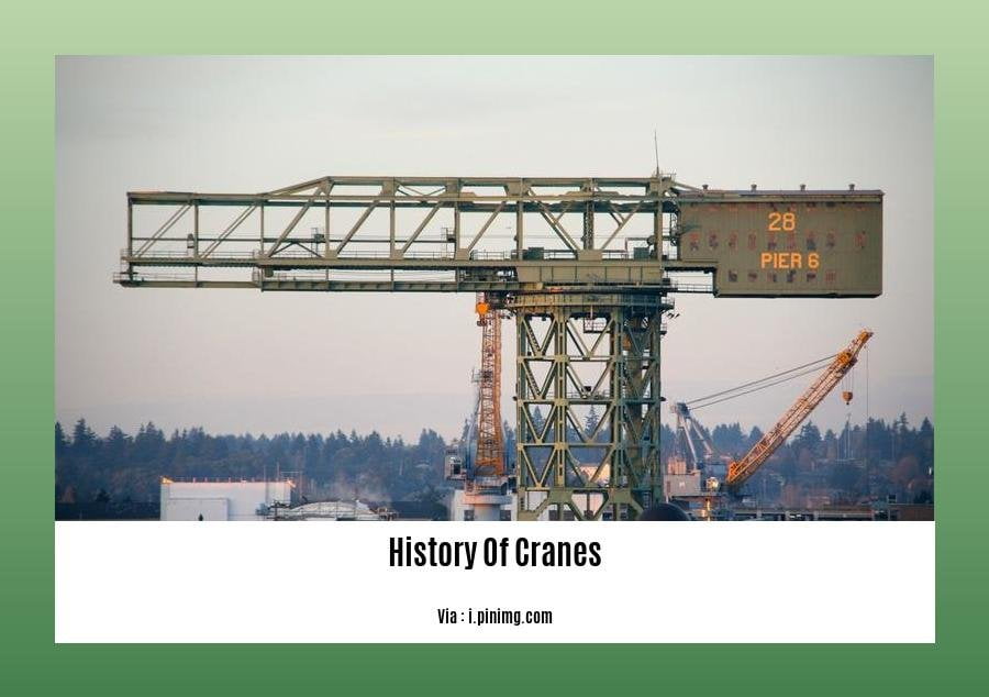 history of cranes