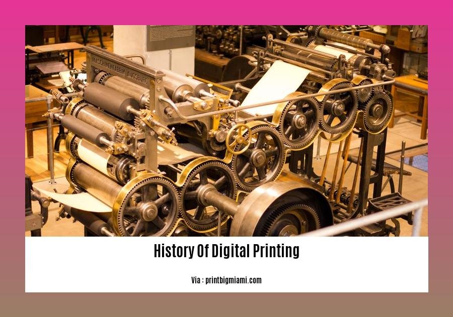 history of digital printing