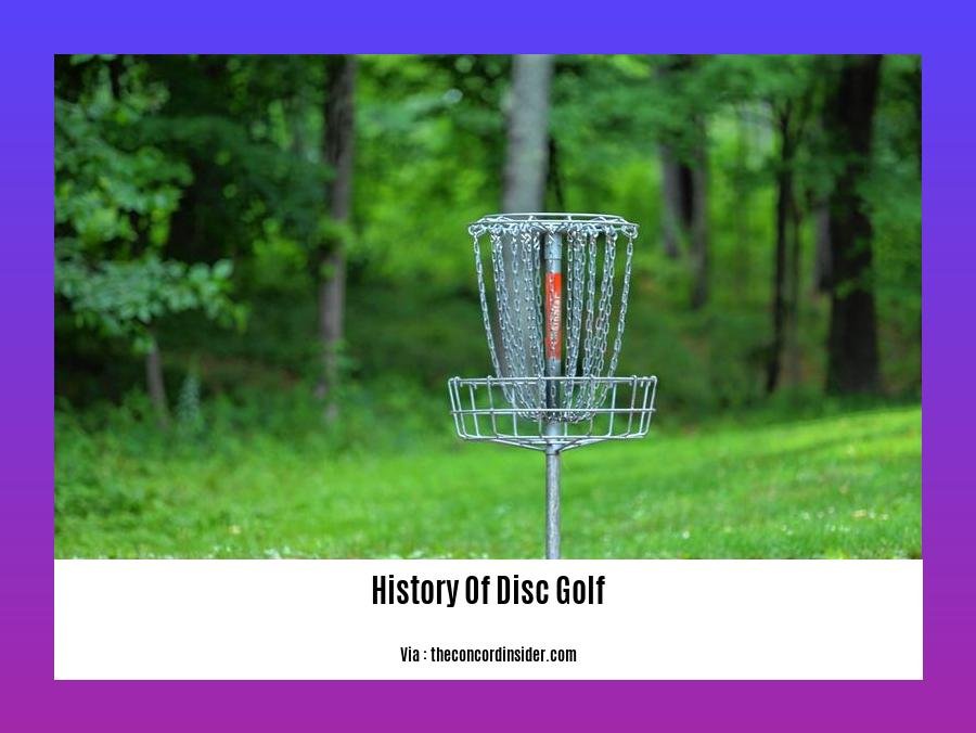 history of disc golf