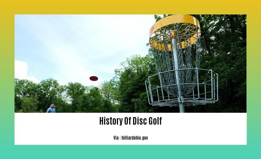 history of disc golf