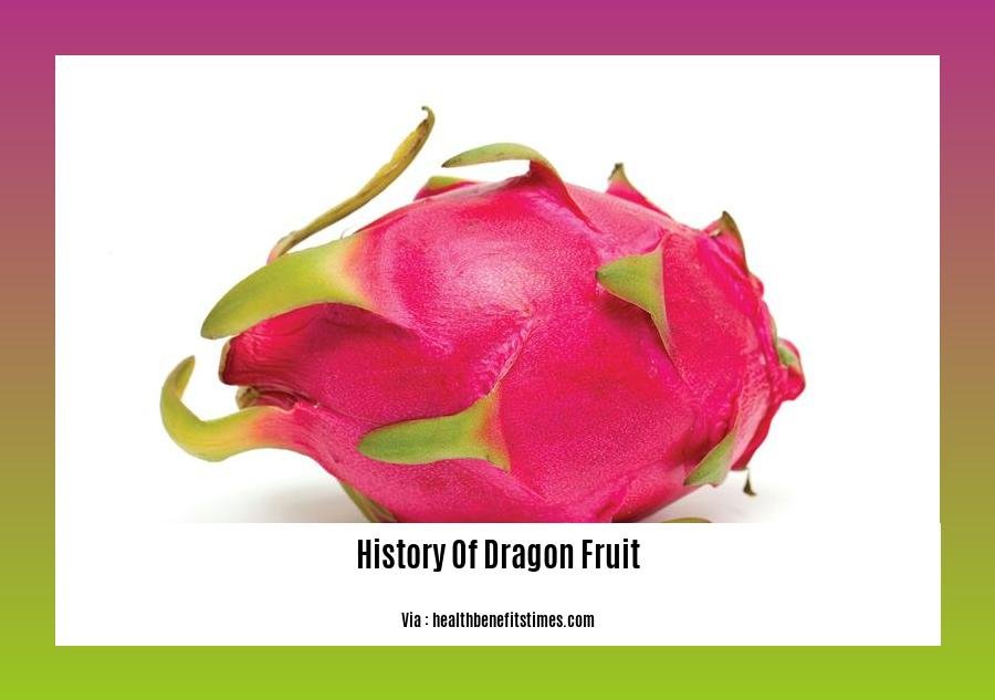 history of dragon fruit 2