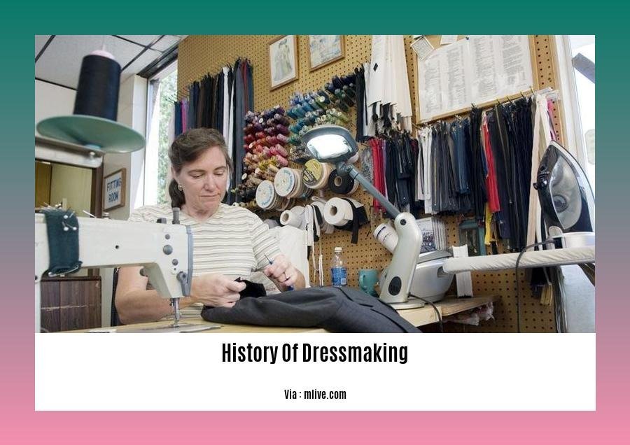 history of dressmaking
