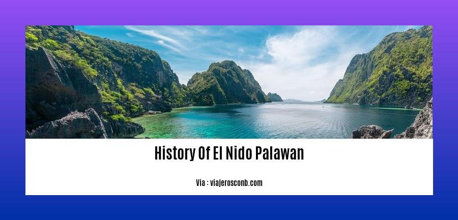 history of el nido palawan