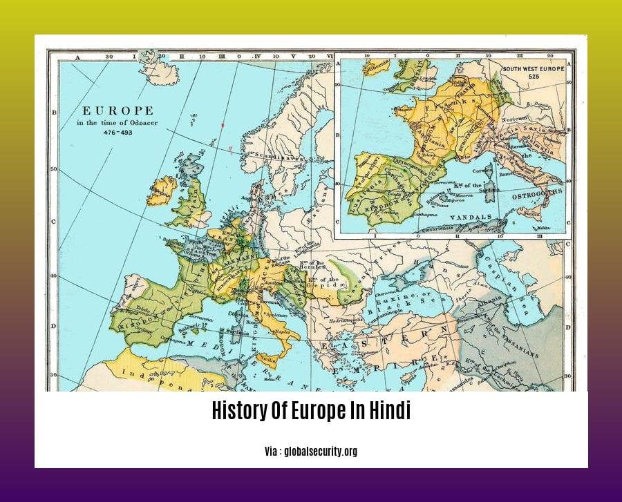 history of europe in hindi