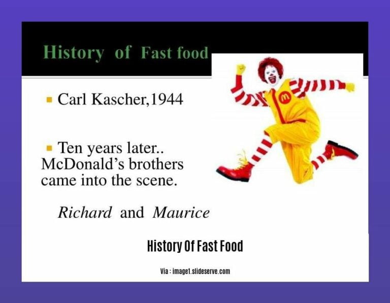 1. The History of Fast Food: A Culinary Journey Through Time