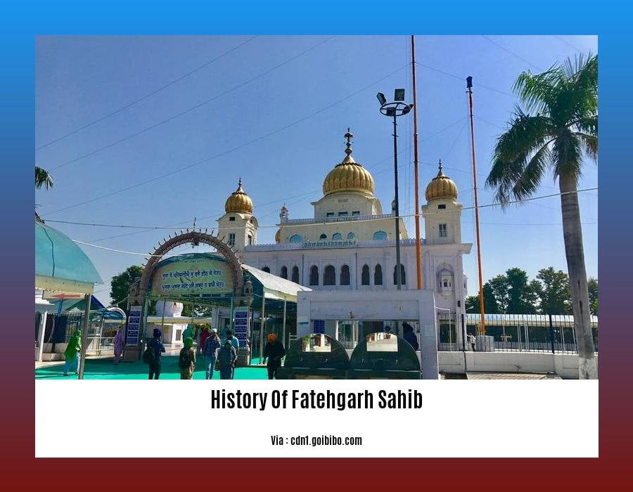 history of fatehgarh sahib