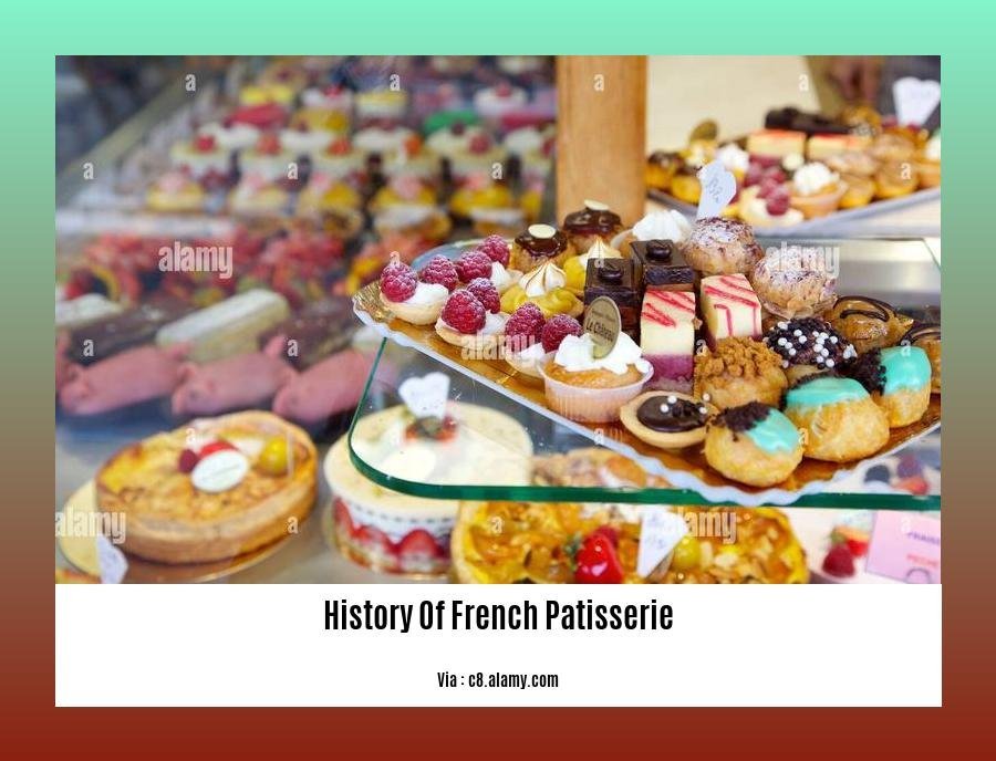 history of french patisserie