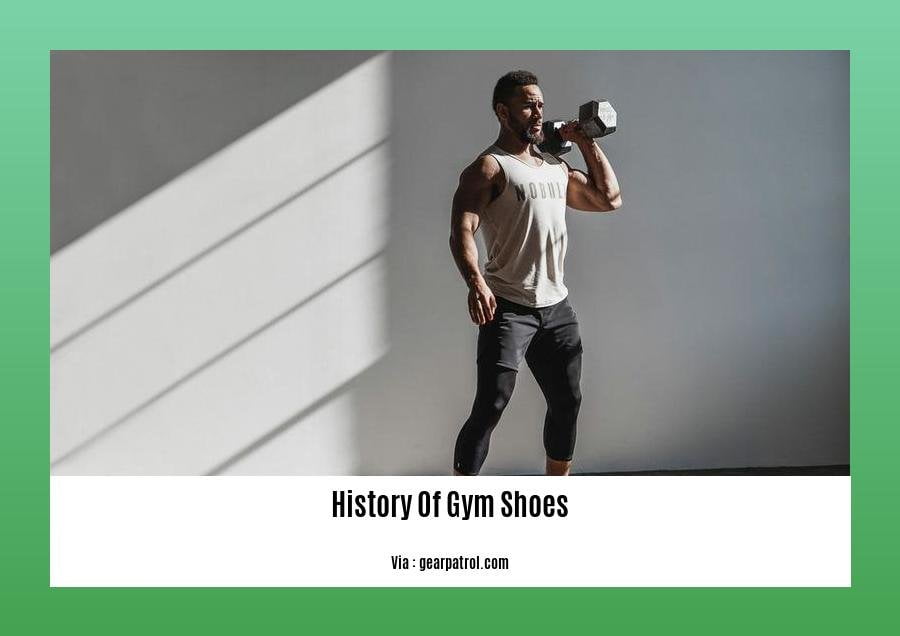 history of gym shoes