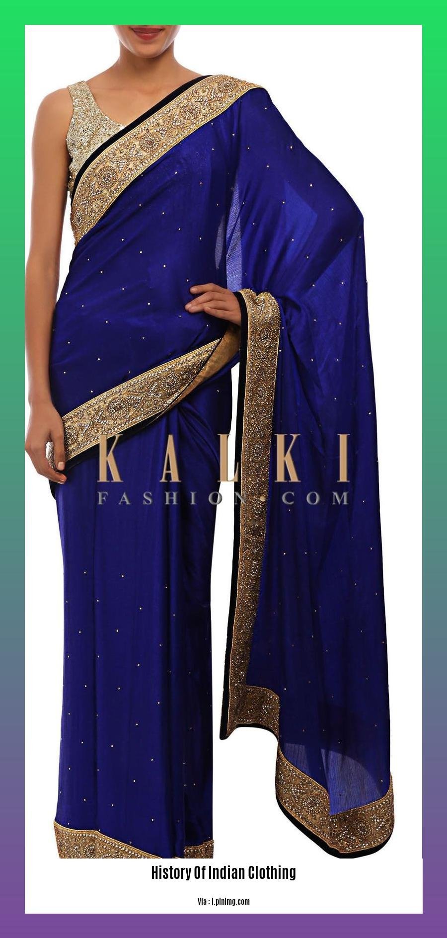 history of indian clothing