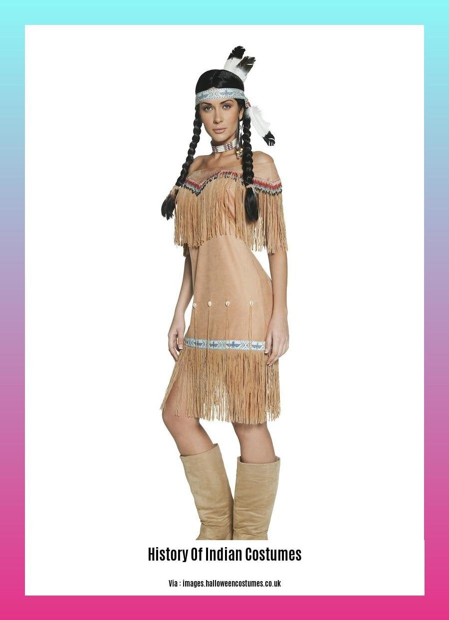 history of indian costumes
