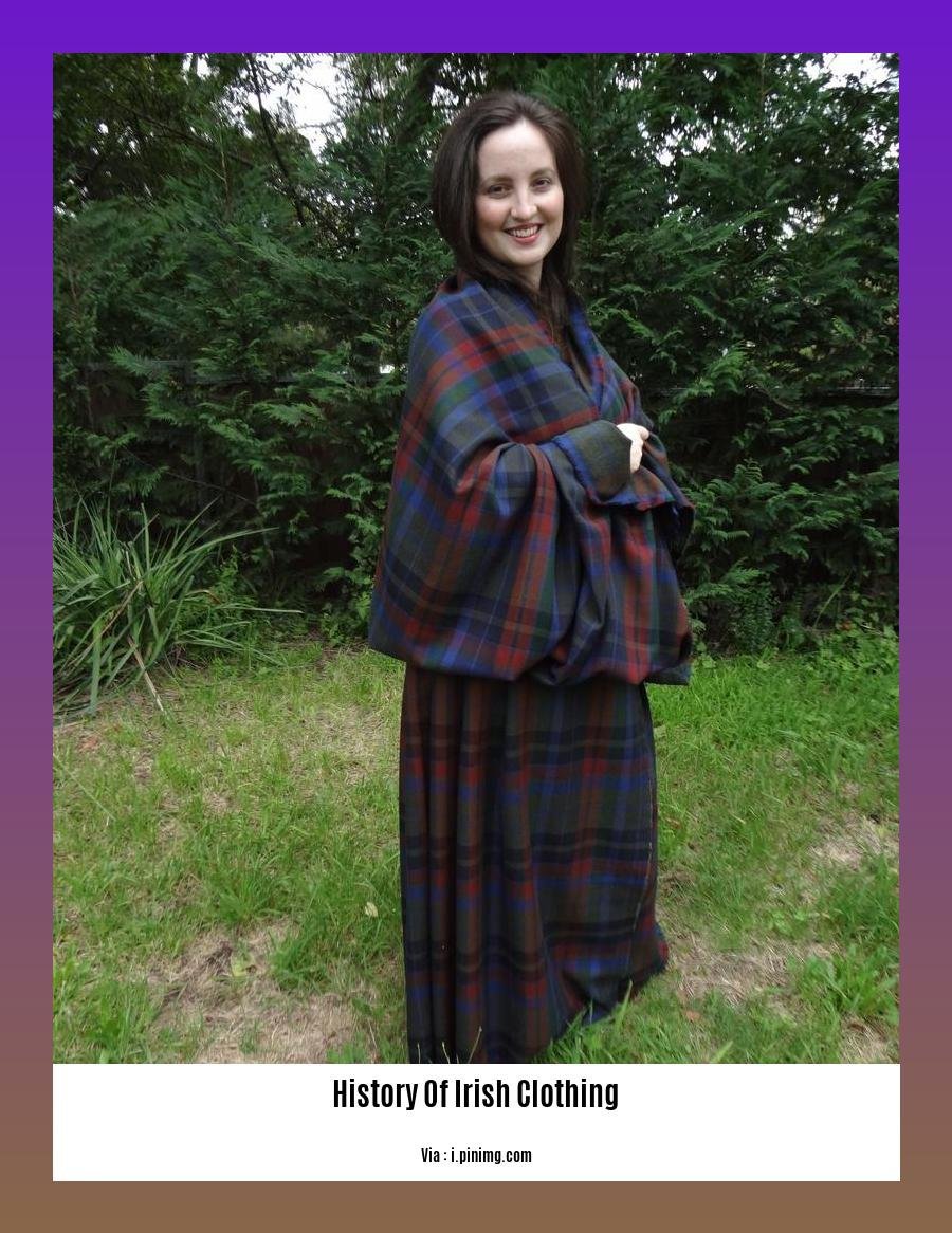 history of irish clothing