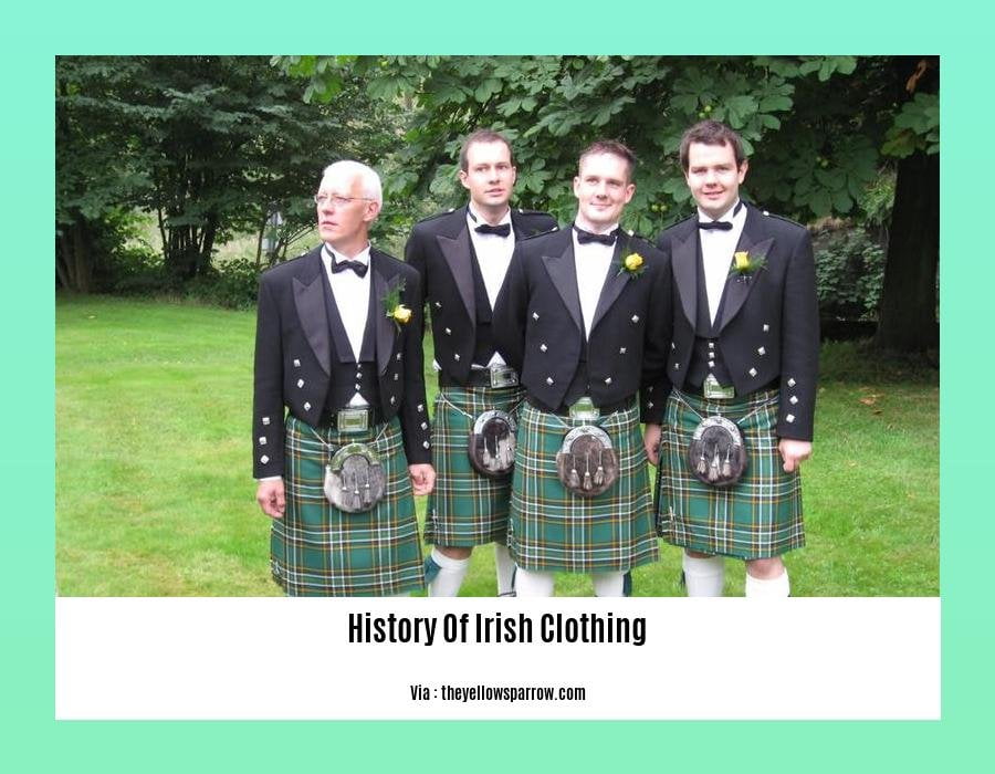 Unveiling The History Of Irish Clothing A Journey Through Stylish Heritage History Of Irish Clothing 3