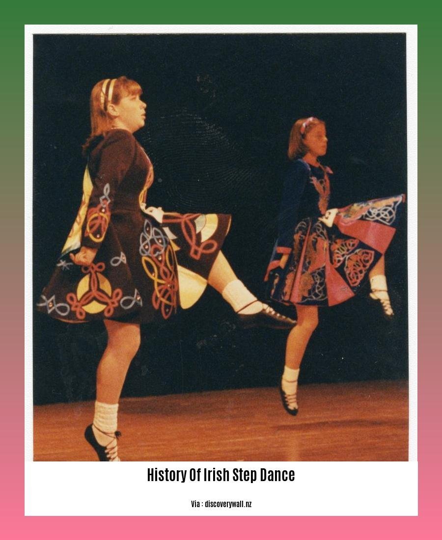 history of irish step dance