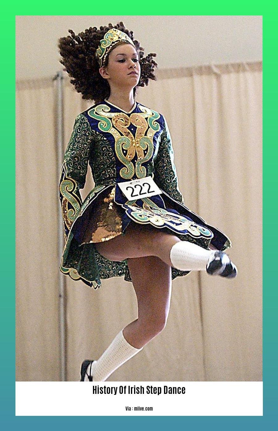 history of irish step dance