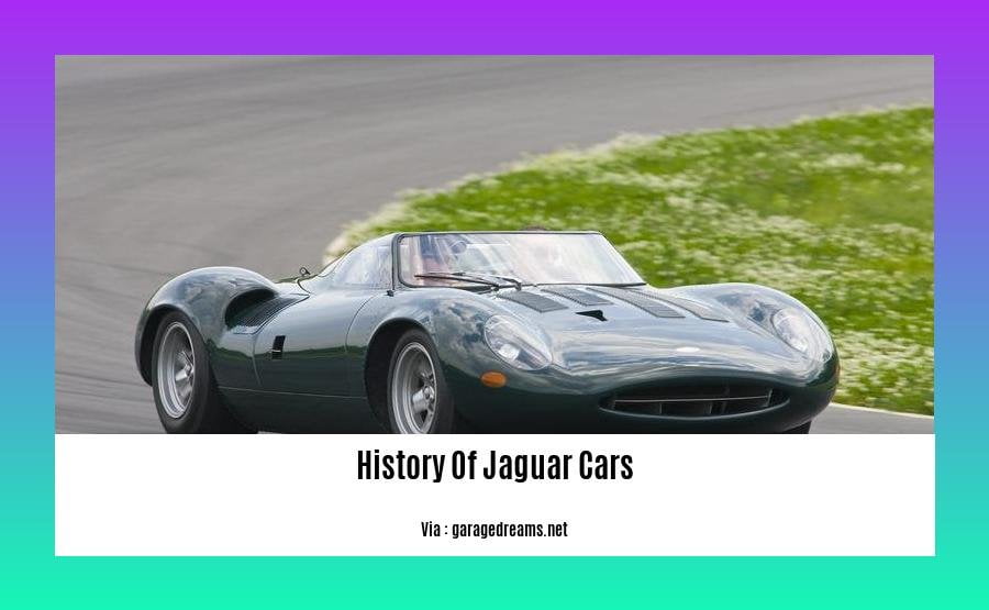 history of jaguar cars