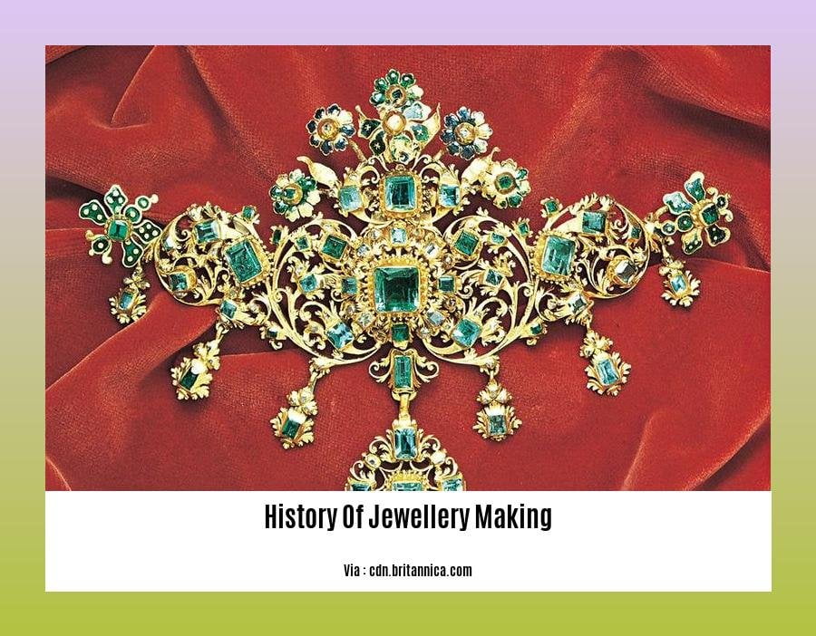 history of jewellery making