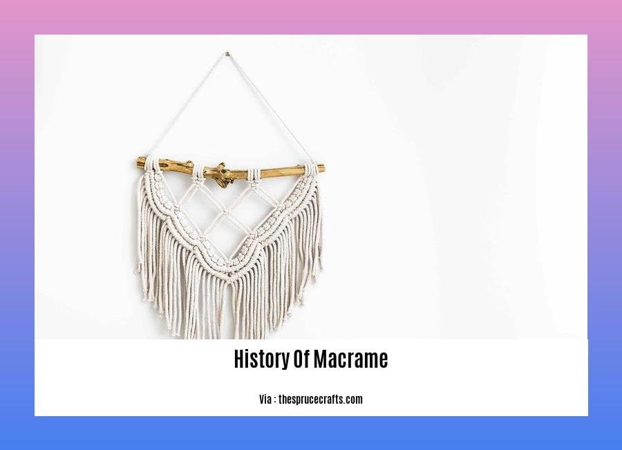 history of macrame