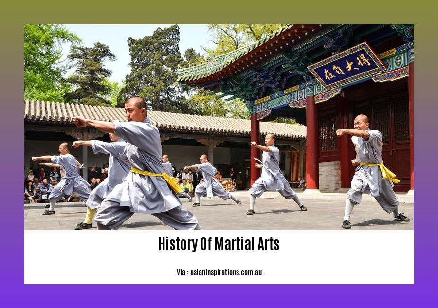 history of martial arts