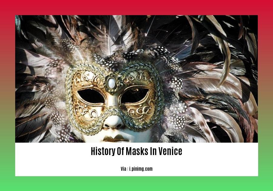 history of masks in venice