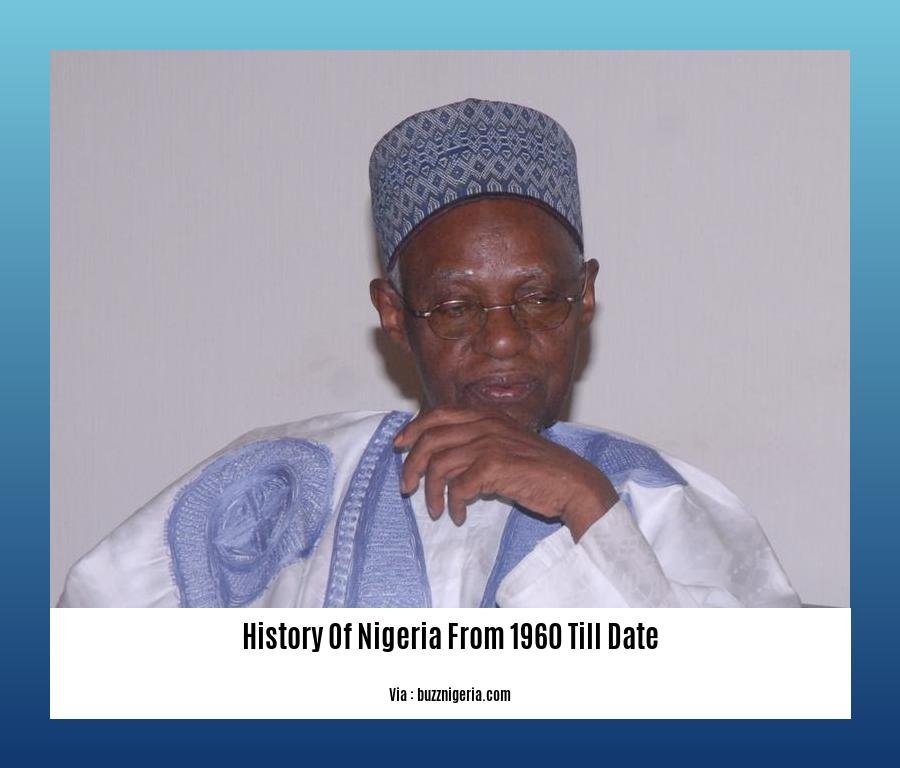 history of nigeria from 1960 till date 2