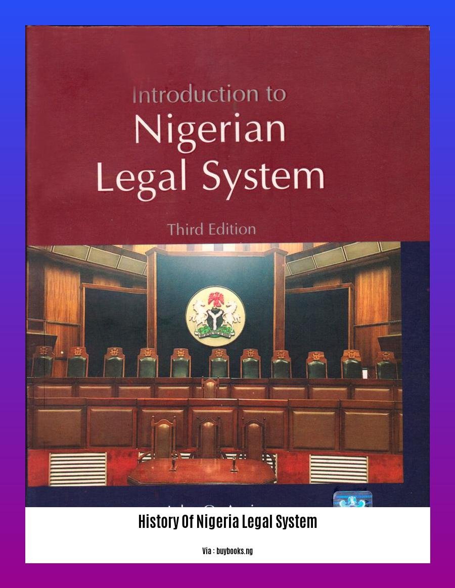 history of nigeria legal system