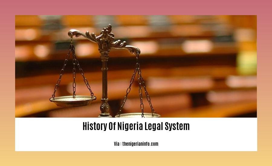 history of nigeria legal system