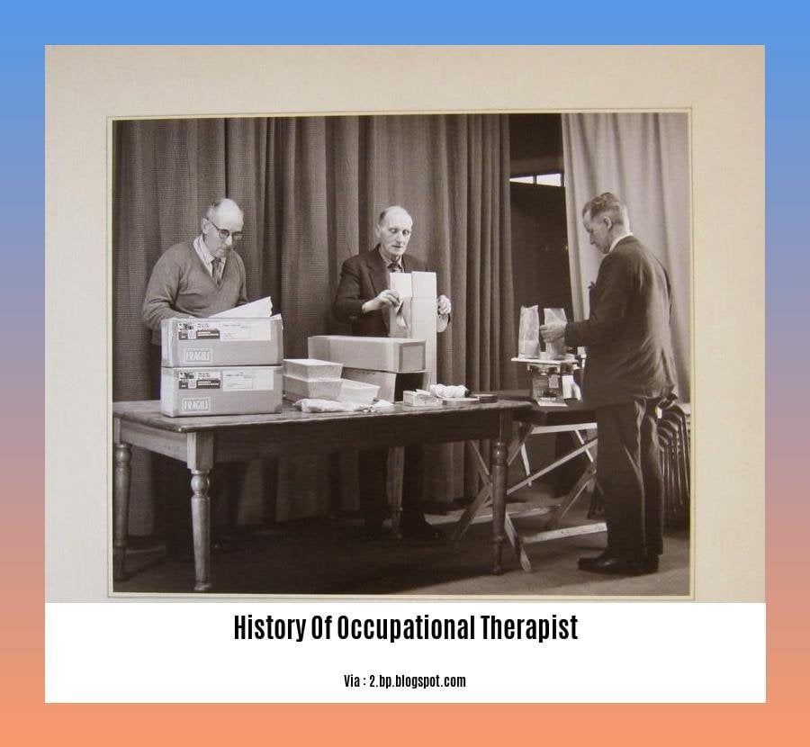 history of occupational therapist