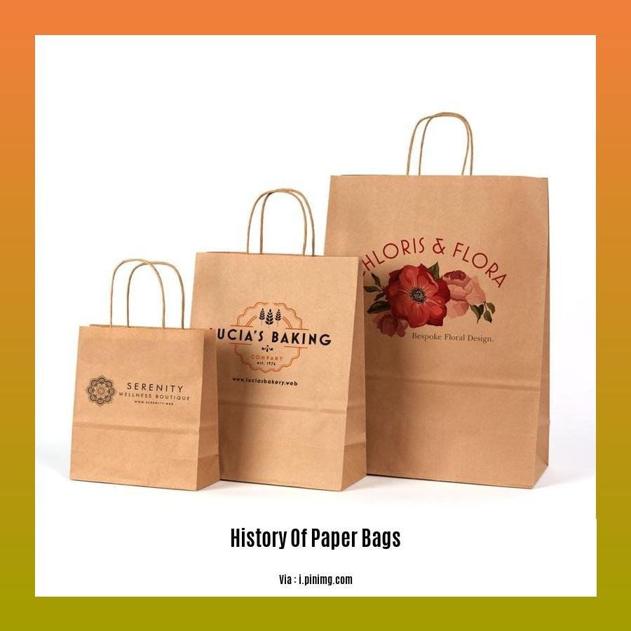 history of paper bags
