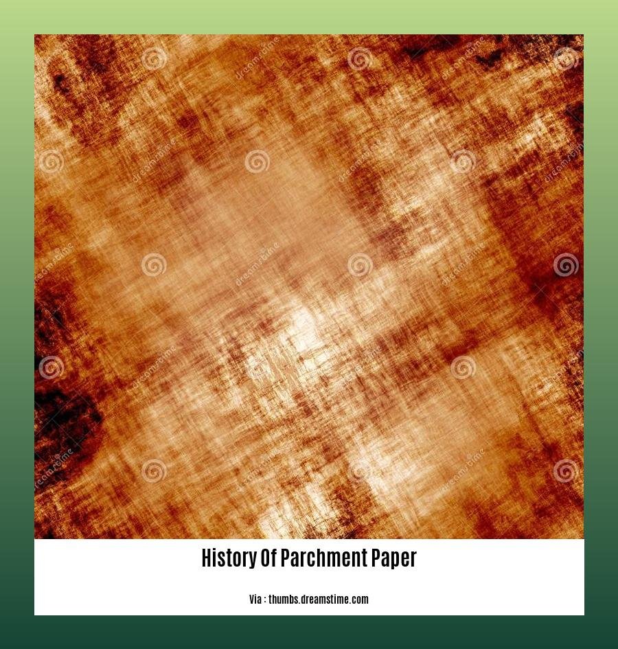 history of parchment paper