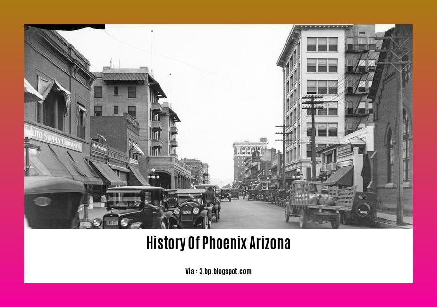 history of phoenix arizona