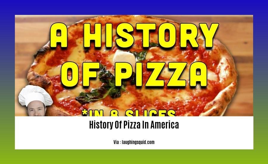 history of pizza in america
