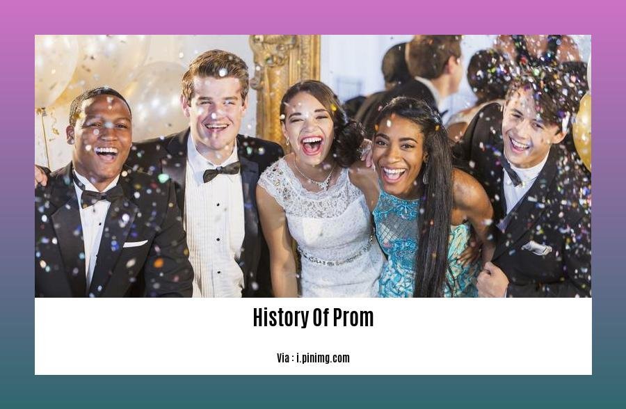 history of prom