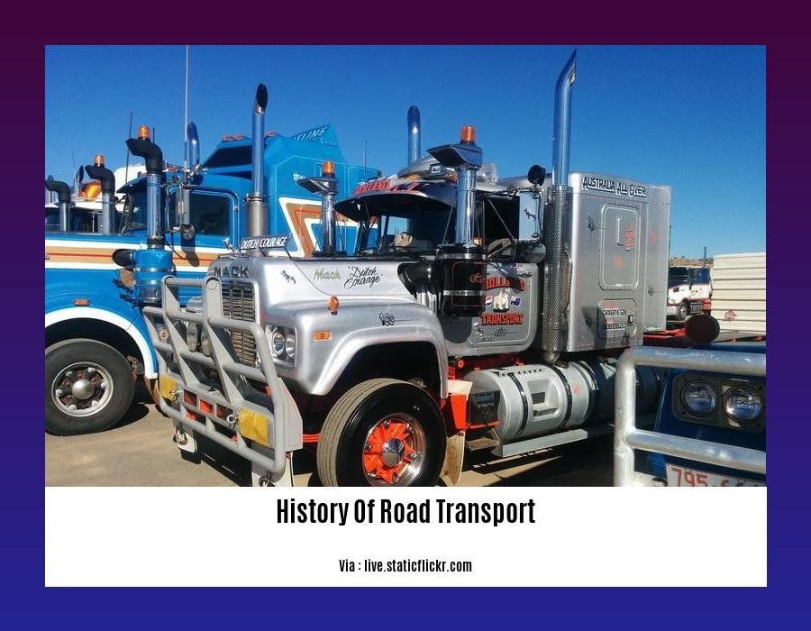 history of road transport