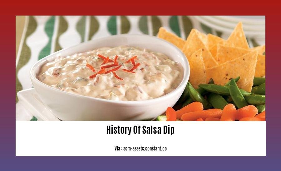 history of salsa dip