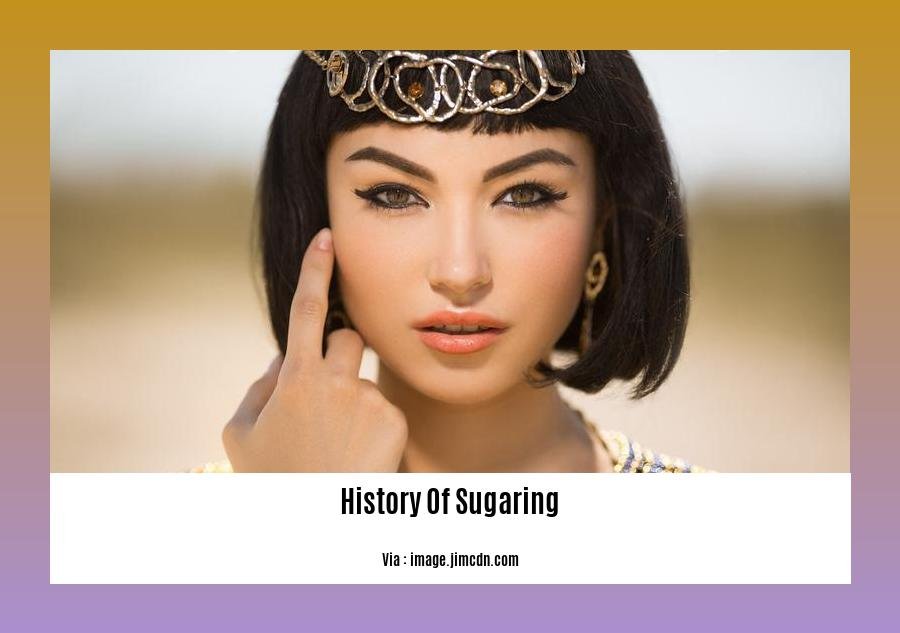 history of sugaring