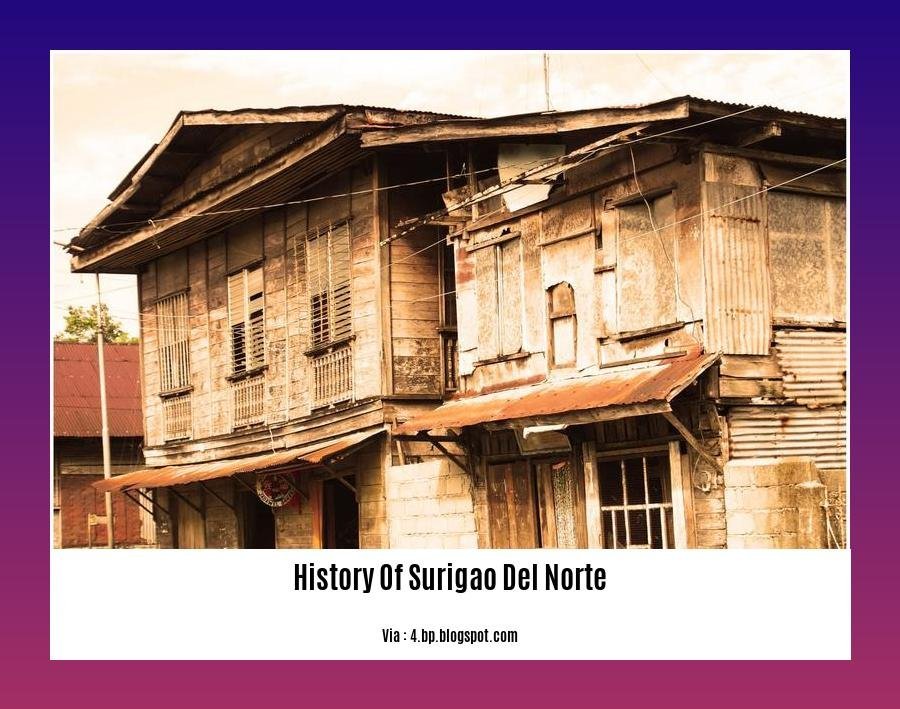 history of surigao del norte