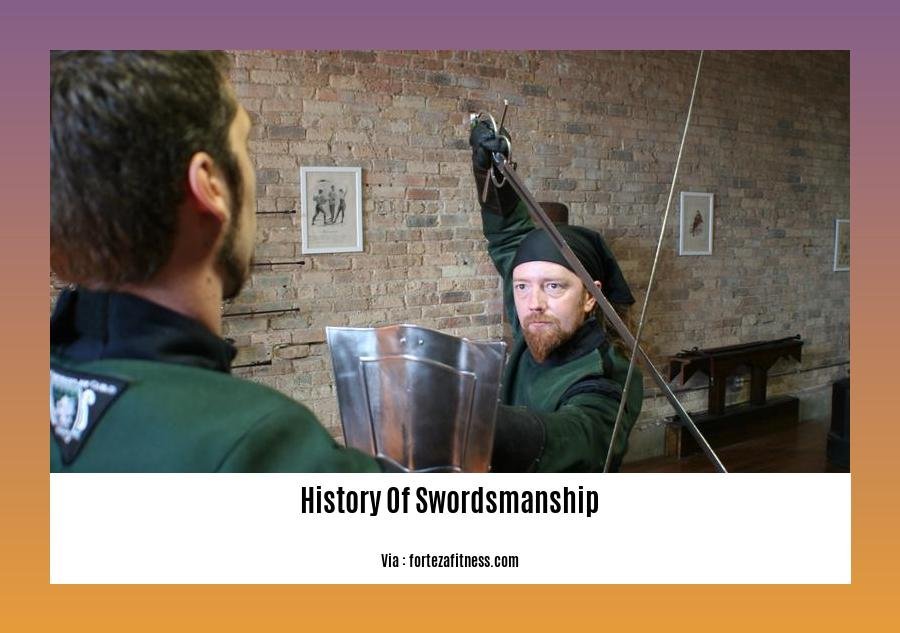 history of swordsmanship