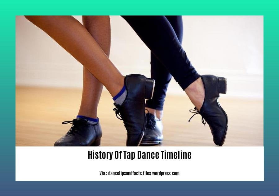 history of tap dance timeline