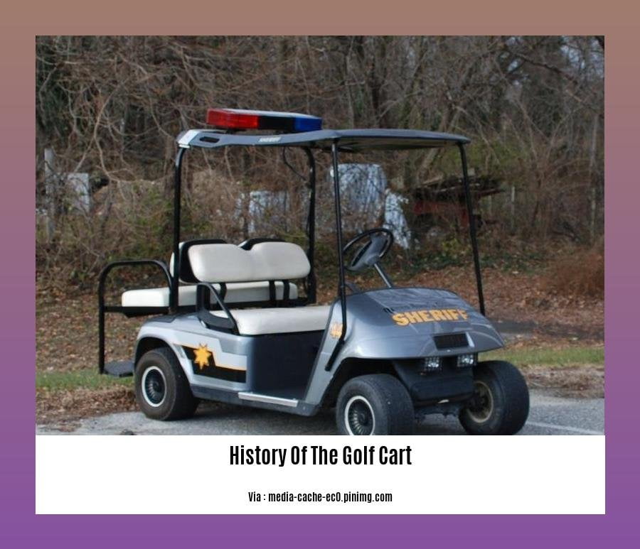 history of the golf cart
