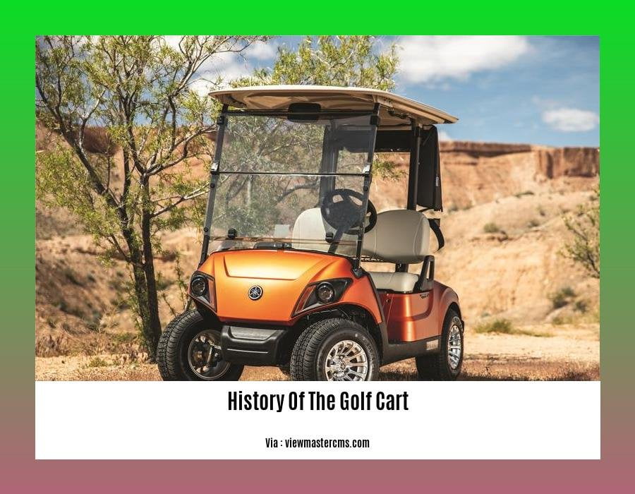 history of the golf cart