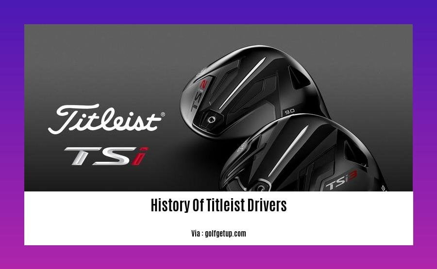 history of titleist drivers